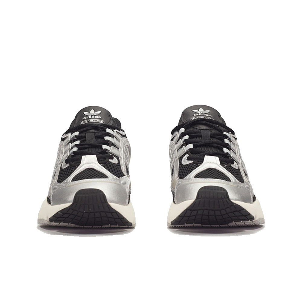Adidas Ozmillen — Negro/Plateado