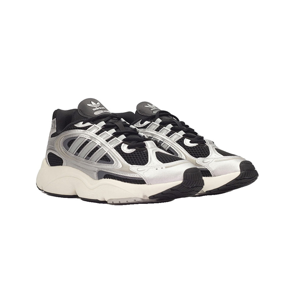 Adidas Ozmillen — Negro/Plateado