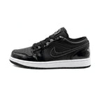Air Jordan 1 Low — Black/Black-Black Patent Leather