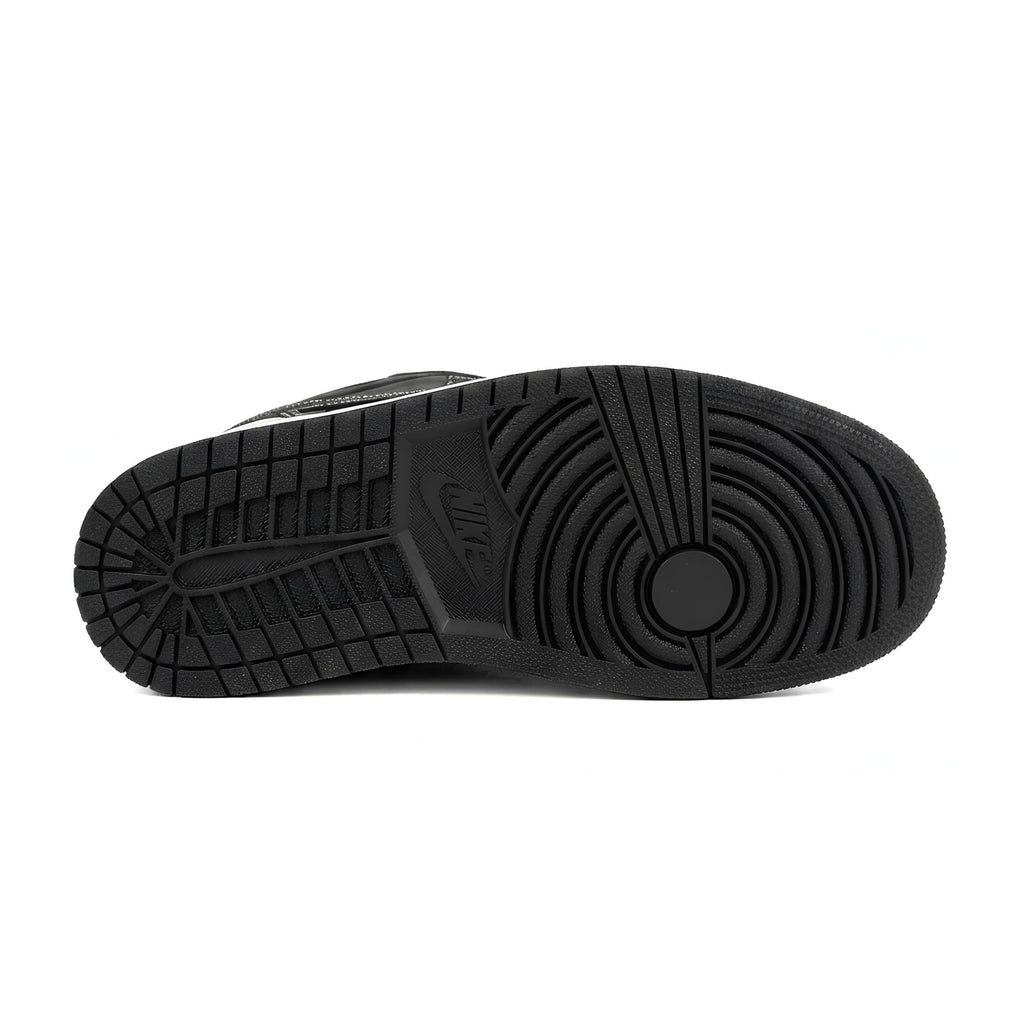 Air Jordan 1 Low — Black/Black-Black Patent Leather