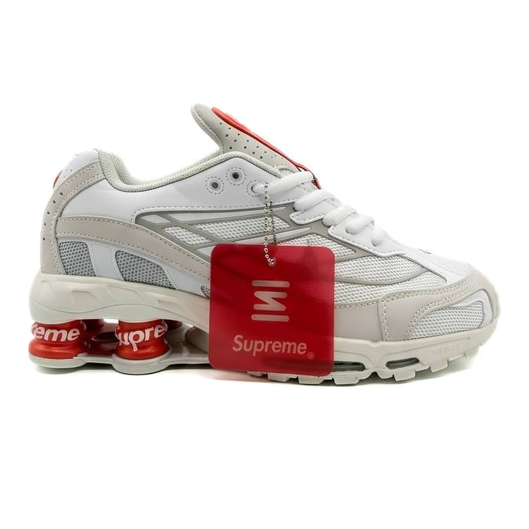 Nike Shox Supreme gris rojo