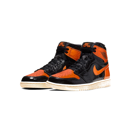 RETRO 1 BOTA NEGRO NARANJA