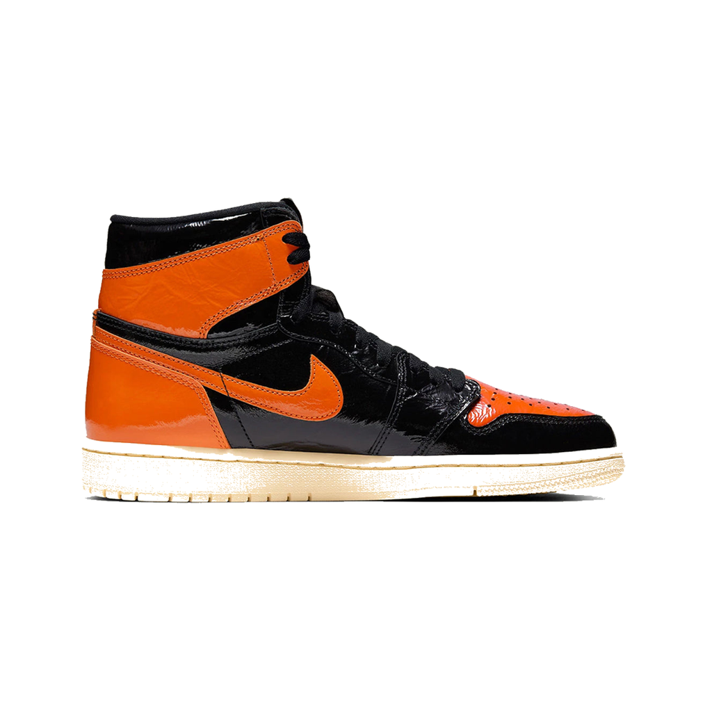 RETRO 1 BOTA NEGRO NARANJA