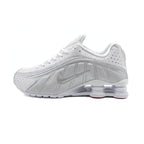 Nike Shox R4 — White/Metallic Silver